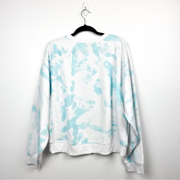 NWT NOBO Blue & White Tie Dye Long Sleeve Sweatshirt - Picture 6 of 6